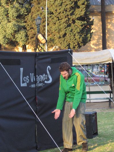Recoletta, spectacle de rue, Buenos Aires